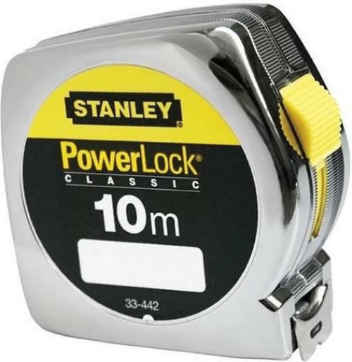 Stanley Μετροταινία με Αυτόματη Επαναφορά 25mm x 10m 0 33 442