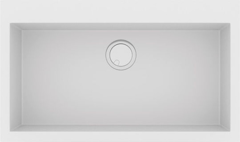Sanitec Ultra Granite 800 Ένθετος Νεροχύτης από Συνθετικό Γρανίτη Μ116xΠ50cm Sienna