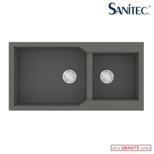 Sanitec Ultra Granite 803 Ένθετος Νεροχύτης από Συνθετικό Γρανίτη Μ98xΠ50cm Sienna