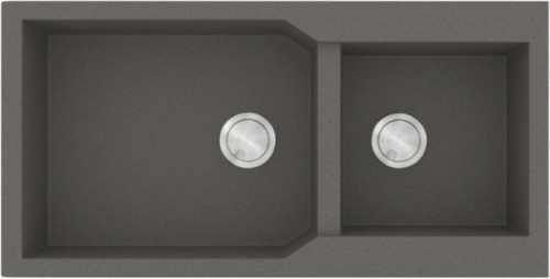 Sanitec Ultra Granite 803 Ένθετος Νεροχύτης από Συνθετικό Γρανίτη Μ98xΠ50cm Pietra