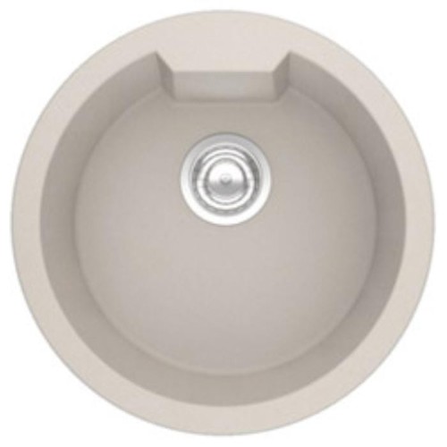 Sanitec Ultra Granite 810 810 Ένθετος Νεροχύτης από Συνθετικό Γρανίτη Μ51xΠ51cm Nero