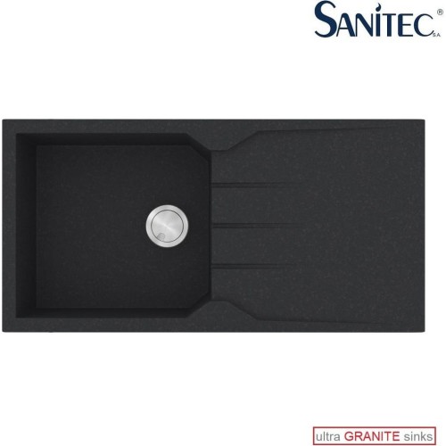 Sanitec Ultra Granite 811 Ένθετος Νεροχύτης από Συνθετικό Γρανίτη Μ100xΠ50cm Sienna