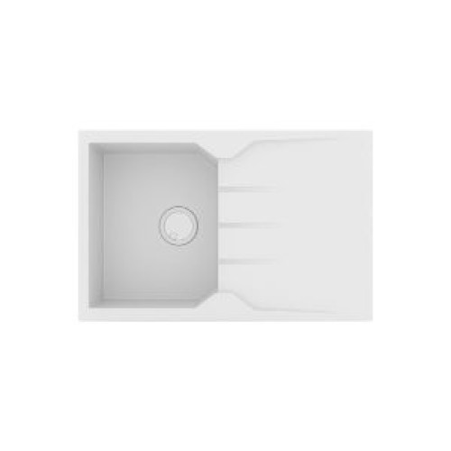 Sanitec Ultra Granite 812 Ένθετος Νεροχύτης από Συνθετικό Γρανίτη Μ60xΠ50cm Sienna