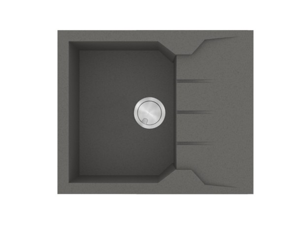 Sanitec Ultra Granite 812 Ένθετος Νεροχύτης από Συνθετικό Γρανίτη Μ60xΠ50cm Pietra