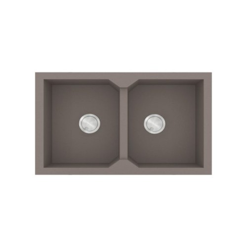 Sanitec Ultra Granite 818 Ένθετος Νεροχύτης από Συνθετικό Γρανίτη Μ86xΠ50cm Sabbia