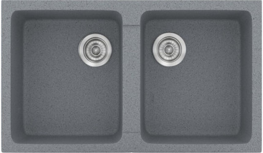 Sanitec Classic 300 300 Ένθετος Νεροχύτης από Συνθετικό Γρανίτη Μ116xΠ50cm Granite Grey