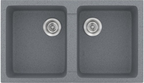 Sanitec Classic 300 300 Ένθετος Νεροχύτης από Συνθετικό Γρανίτη Μ116xΠ50cm Granite Grey