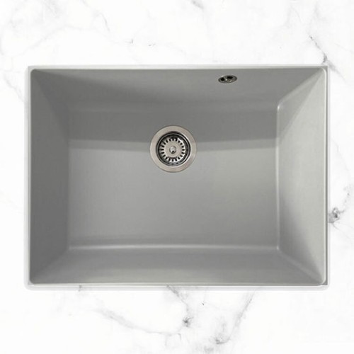 Sanitec Classic 307 307 Υποκαθήμενος Νεροχύτης από Συνθετικό Γρανίτη Μ92xΠ51cm Granite Blue
