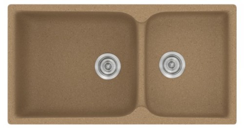 Sanitec Classic 307 307 Υποκαθήμενος Νεροχύτης από Συνθετικό Γρανίτη Μ92xΠ51cm Granite Celtic Stone