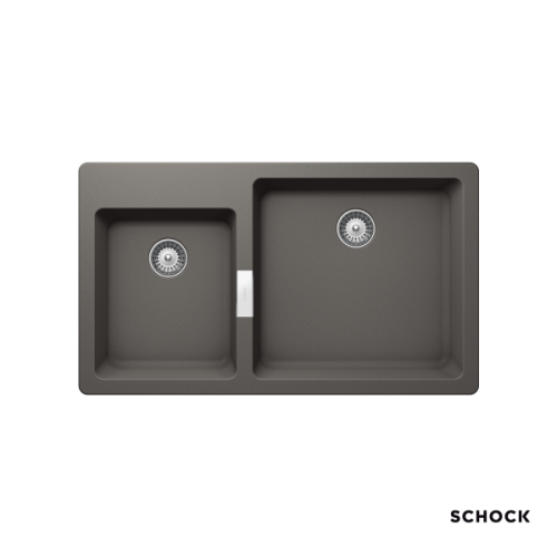 Sanitec Classic 308 308 Ένθετος Νεροχύτης από Συνθετικό Γρανίτη Μ97xΠ51cm Granite White