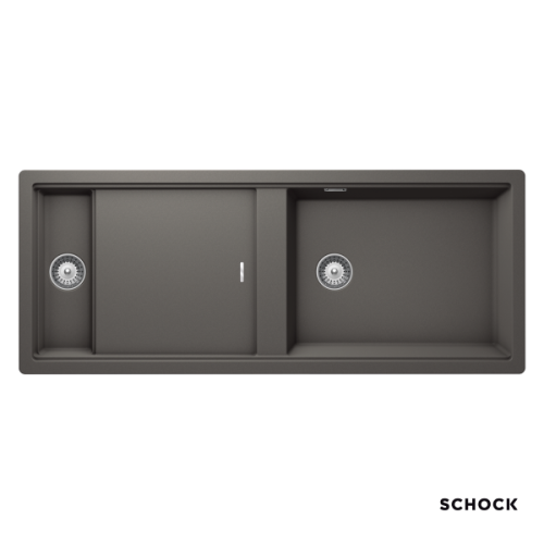 Sanitec Classic 308 308 Ένθετος Νεροχύτης από Συνθετικό Γρανίτη Μ97xΠ51cm Metallic Cream