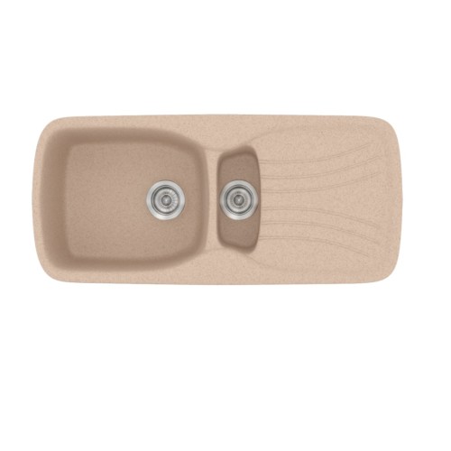 Sanitec Classic 309 309 Ένθετος Νεροχύτης από Συνθετικό Γρανίτη Μ97xΠ51cm Granite Blue