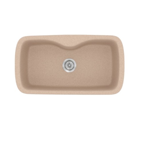Sanitec Classic 321 321 Ένθετος Νεροχύτης από Συνθετικό Γρανίτη Μ83xΠ51cm Granite Sand