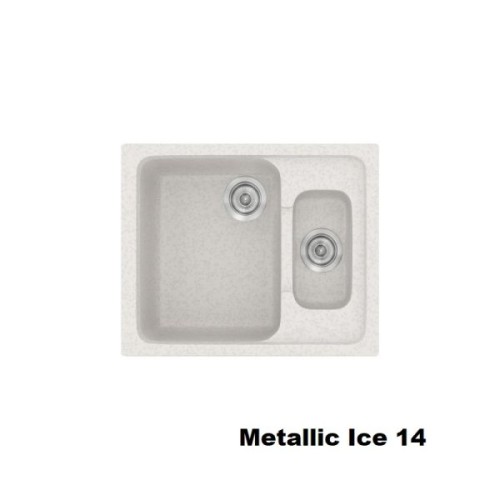 Sanitec Classic 330 330 Ένθετος Νεροχύτης από Συνθετικό Γρανίτη Μ62xΠ51cm Granite Blue