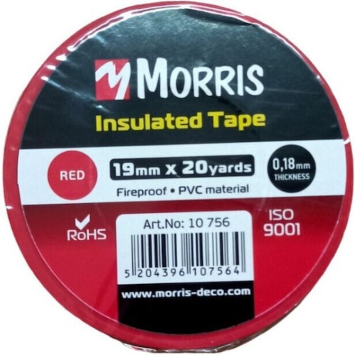Morris Μονωτική Ταινία S13756 Κόκκινη