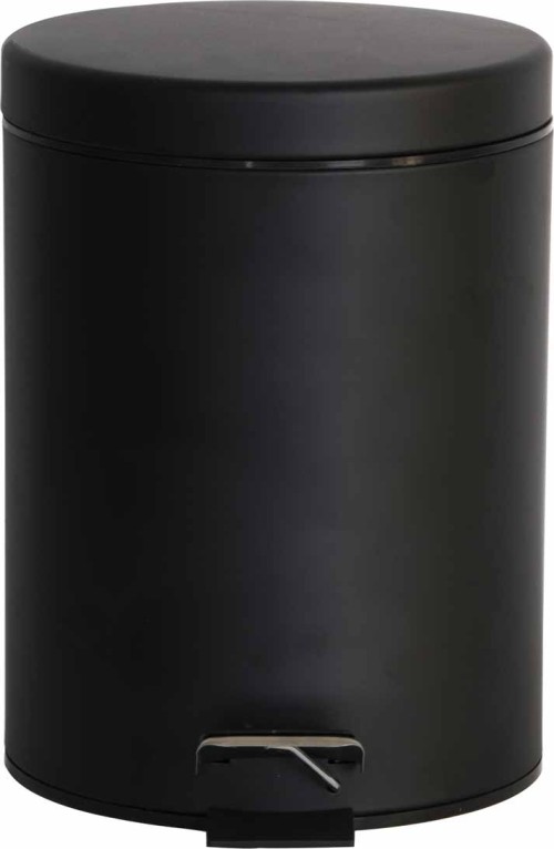 Estia 02 7904 Μεταλλικό Καλαθάκι Μπάνιου 12lt Black Matt