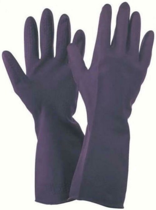 Γάντια Εργασίας Μαύρα Latex 10157 Ελαστικά