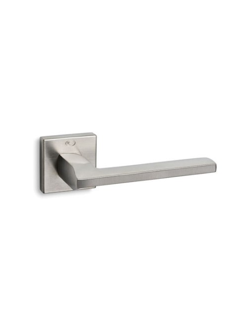 Convex Πόμολο Μεσόπορτας με Ροζέτα 425 425RORS19S19 Ζεύγος Μαύρο