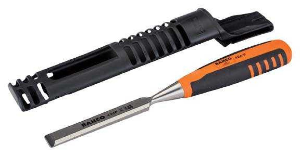 Bahco 424P 10 Σκαρπέλο με Λοξή Λάμα Φάρδους 10mm & Πλαστική Λαβή
