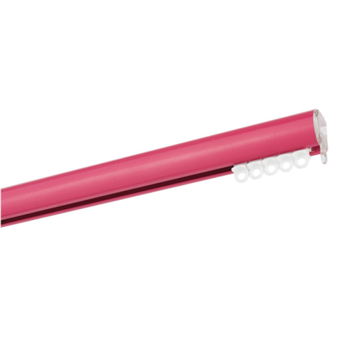 Zogometal Μεταλλικό Κουρτινόξυλο CP4132 Μονό Φ25mm 160εκ. Φούξια / Ροζ