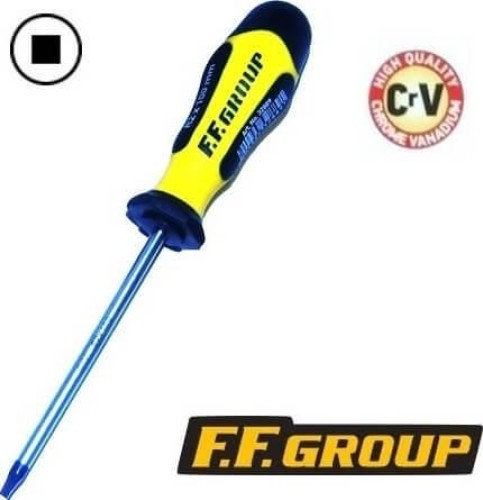 F.F. Group Μαγνητικό Κατσαβίδι Τετράγωνο Μεγέθους 2x100mm 32889