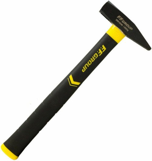 F.F. Group Σφυρί 300gr με Λαβή Fiberglass Πένας 14389