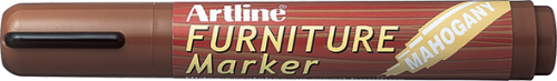 Artline Furniture Marker EK 95 Μαρκαδόρος Καφέ Ανεξίτηλος Επιδιόρθωσης για Ξύλο Επίπλων Μαόνι 2.0 5.0mm