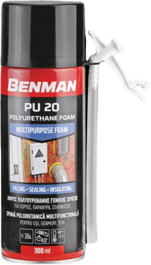 Αφρός Πολυουρεθάνης Benman Χειρός PU20 73076 300ml