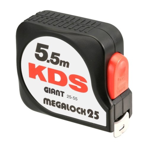 KDS Μετροταινία με Αυτόματη Επαναφορά 25mm x 5,5m  JIS KS 25 55