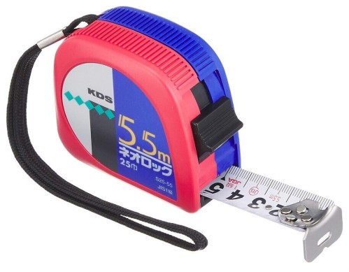 KDS Μετροταινία με Αυτόματη Επαναφορά 25mm x 7,5m  JIS KS 25 75