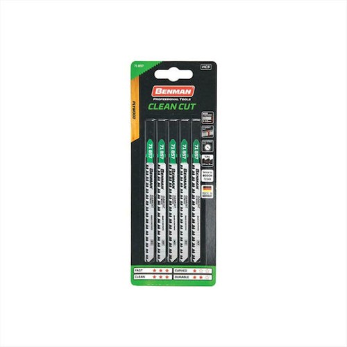 Benman 71857 Λάμες για Ξύλο 115mm 5τμχ
