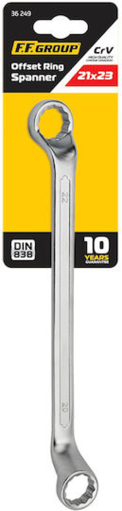 F.F. Group Διπλό Κλειδί Πολύγωνο Κυρτό Μεγέθους 10x11mm 36243