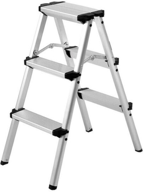 Prostep Σκαλοσκαμπό Αλουμινίου 3 Σκαλιών PS1182 28cm