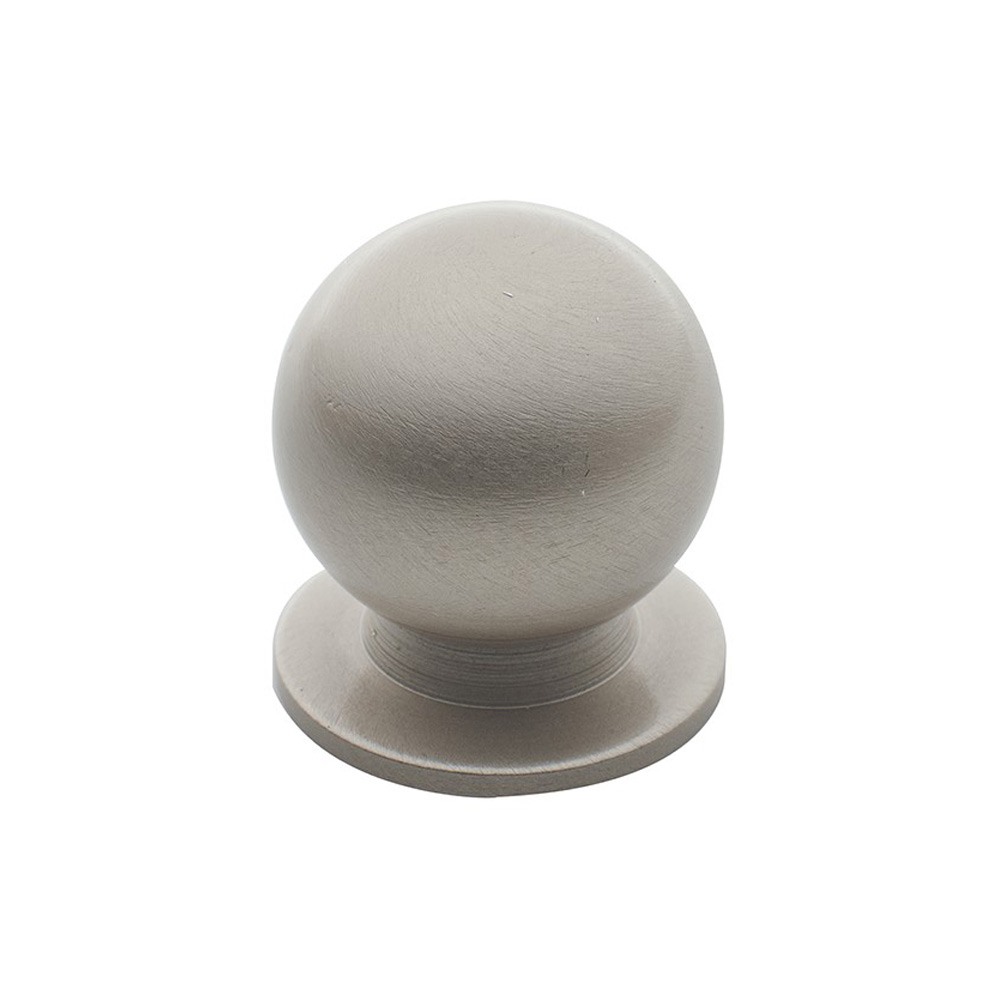 Zogometal 57 Πόμολο Επίπλου από Μέταλλο Ματ Νίκελ Φ18mm 57