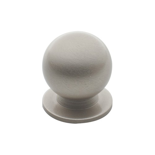 Zogometal 57 Πόμολο Επίπλου από Μέταλλο Ματ Νίκελ Φ18mm 57