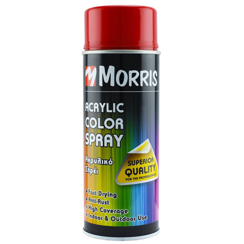 Benman Σπρέι Βαφής Acrylic με Γυαλιστερό Εφέ Traffic Red RAL 3020 400ml 28620