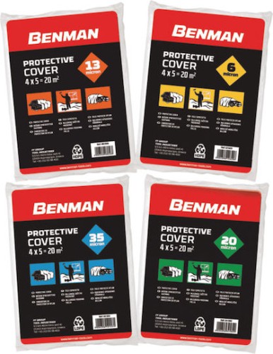 Ναλον Προστασιας Μεσαιο Benman 20m² Πρασινο 20micx370g 40614 40614
