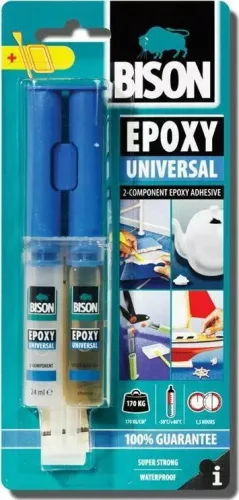 Bison Universal Εποξική Κόλλα Μετάλλων 2 Συστατικών 24ml