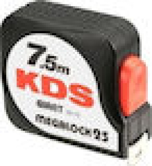 KDS Giant Megalock Μετροταινία με Αυτόματη Επαναφορά 25mm x 7.5m