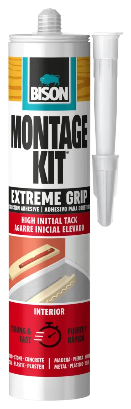Bison Montagekit® Super Strength Σφραγιστική Σιλικόνη Ξύλου Μπεζ 310ml 66558