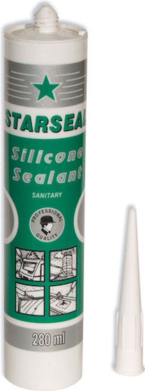 Bostik Den Braven Starseal Σφραγιστική Σιλικόνη Αντιμουχλική Διάφανη 260ml 7550