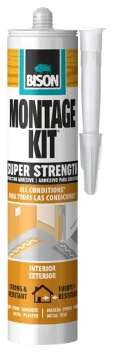 Bison Montagekit Κόλλα Κατασκευαστική 125gr Mπεζ