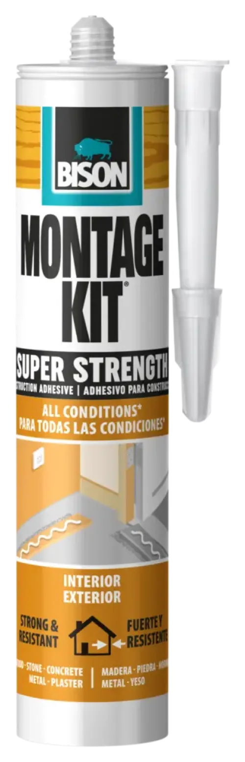 Bison Montagekit Κόλλα Κατασκευαστική 125gr Mπεζ