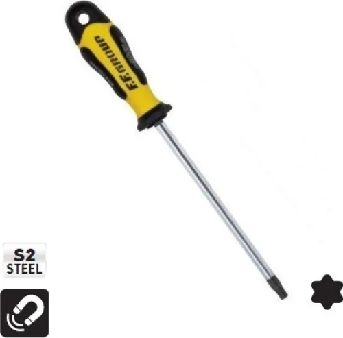 F.F. Group Μαγνητικό Κατσαβίδι Torx Μεγέθους T20x100mm Pro Grip 32892