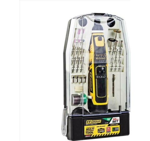 F.F. Group CMG 12V Easy Περιστροφικό Πολυεργαλείο 12V 1x2Ah με Ρύθμιση Ταχύτητας