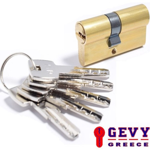 Gevy Κύλινδρος Κλειδαριάς 54mm (27 27) Χρυσός 1583