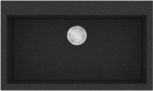 Sanitec Ultra Granite 808 Ένθετος Νεροχύτης από Συνθετικό Γρανίτη Μ79xΠ50cm Bianco