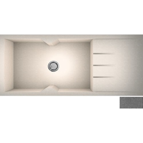 Sanitec Ultra Granite 817 Ένθετος Νεροχύτης από Συνθετικό Γρανίτη Μ116xΠ50cm Pietra