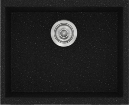 Sanitec Classic 341 341 Ένθετος Νεροχύτης από Συνθετικό Γρανίτη Μ40xΠ50cm Metallic Space