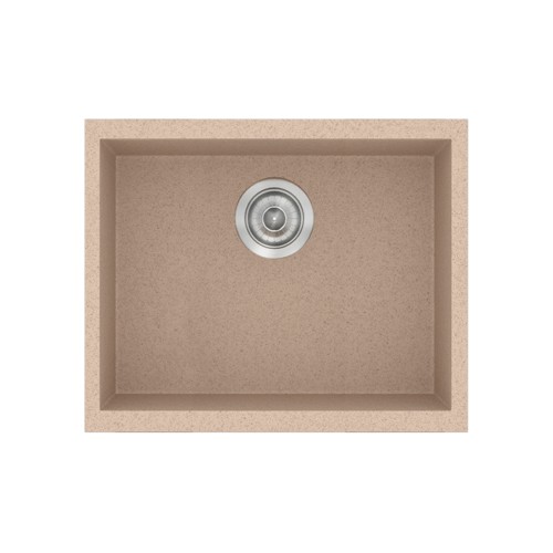 Sanitec Classic 341 341 Ένθετος Νεροχύτης από Συνθετικό Γρανίτη Μ40xΠ50cm Granite Beige